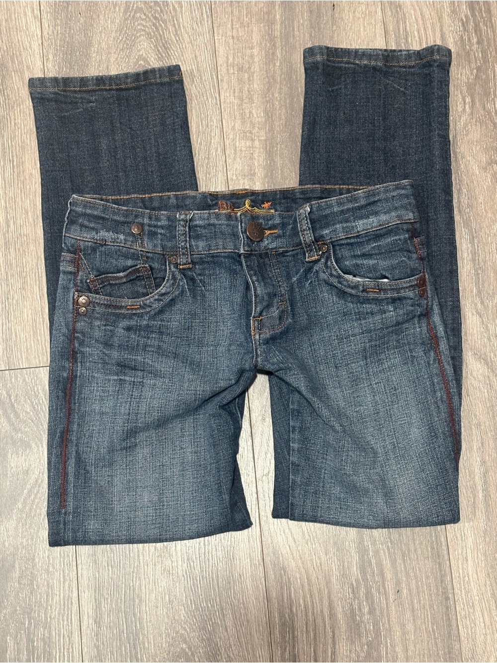 Vintage Y2K Women’s Dark Blue Slim Fit Jeans